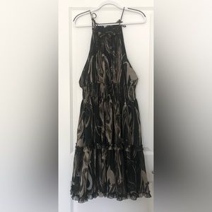 Banana Republic Halter Dress in Marble Smoke size XXL